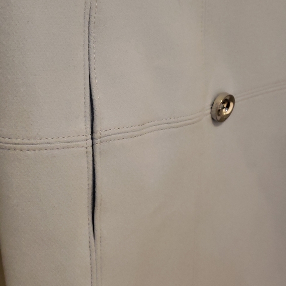 White House Black Market Lt. Blue Coat Size S - Picture 8 of 9